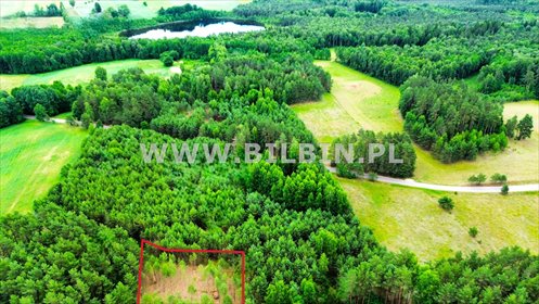 Do sprzedania działka 3228 m² z lasem i jeziorami w Gawiniańcach działka Gawiniańce