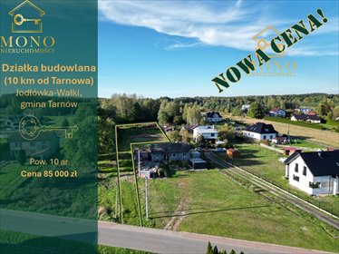 działka na sprzedaż 1000m2 działka Jodłówka-Wałki