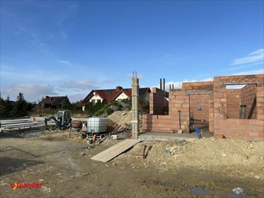 Nowoczesny dom bliźniak 137 m² z garażem w Dominowie dom Dominów, Księżycowa