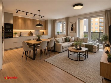 Na sprzedaż nowoczesne 3-pokojowe mieszkanie 65 m² z balkonem mieszkanie Wrocław, Sołtysowicka