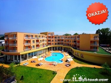 Apartament 30 m2 z balkonem i widokiem na basen. mieszkanie Słoneczny Brzeg Sunny Day 3 Premium, SUNNY DAY 3 PREMIUM