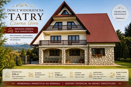 Dom z widokiem na Tatry w Czarnej Górze - polecam dom Czarna Góra, Nadwodnia