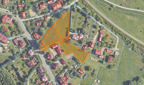 działka na sprzedaż 1104m2 działka Jasło