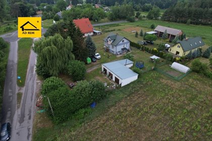 Dom z warsztatem i dużą działką 3000 m² - zapraszam dom Uściąż, Uśćiąż