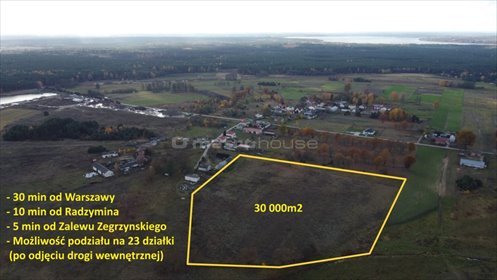 działka na sprzedaż 30000m2 działka Borki