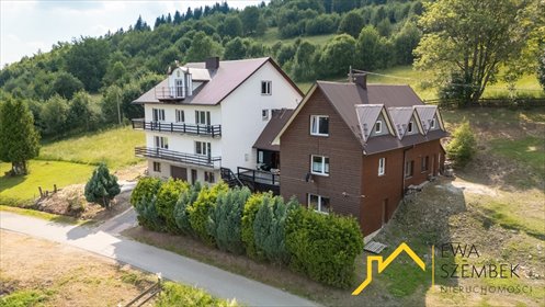 Inwestycyjny dom z 3 segmentami, panoramiczny widok dom Maków Podhalański