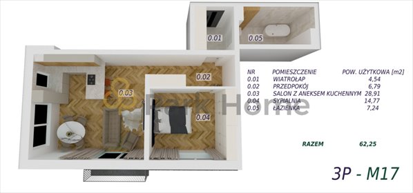 mieszkanie na sprzedaż 62m2 mieszkanie Rydzyna, Bolesława Chrobrego
