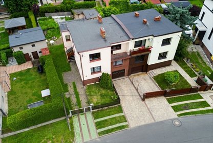 Dom z garażem i dużym ogrodem w Piekarach Śląskich - polecam! dom Piekary Śląskie, Akacjowa