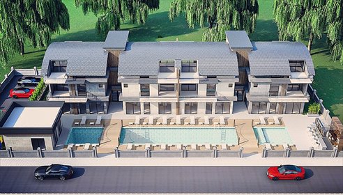 Luksusowy apartament z ogrodem i basenem w Belek mieszkanie Belek, Belek, Serik, Antalya