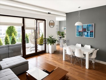 Luksusowy apartament 90 m² z tarasem, garażem i wysokim standardem mieszkanie Warszawa, Mokotów, Jana Karola Chodkiewicza