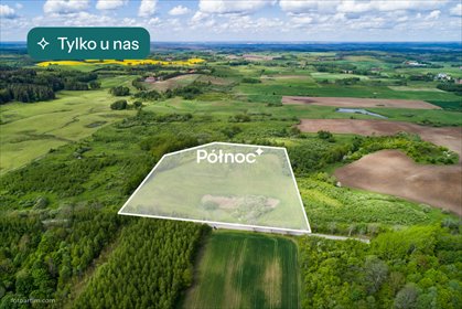 Działka rolna 33 200 m² w Radostowie (blisko jezior) działka Radostowo