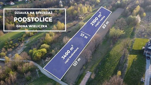 Działka 5500 m² z potencjałem inwestycyjnym i spokojem działka Podstolice