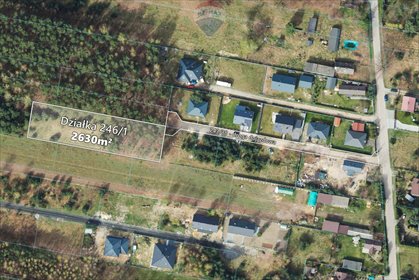 Działka 2630m2 z lasem i możliwością zabudowy w Skierniewicach działka Skierniewice, Gajowa
