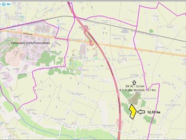 działka na sprzedaż 125500m2 działka Krzyżanów