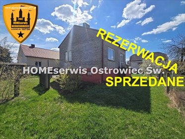 Dom parterowy z potencjałem, 65 m2, działka 469 m2 dom Ostrowiec Świętokrzyski, Gutwin