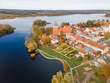 Działka pod zabudowę mieszkaniową i usługową nad jeziorem działka Pasym, Tylna