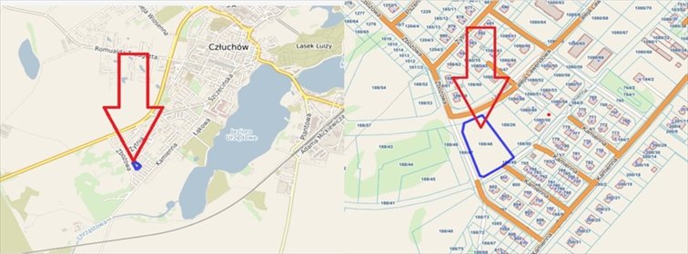 działka na sprzedaż 4429m2 działka Człuchów