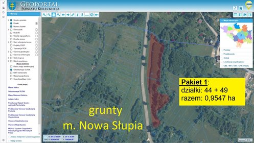 działka na sprzedaż 9547m2 działka Nowa Słupia