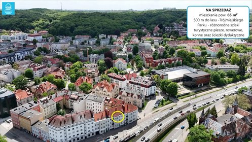 Przestronne 3-pokojowe mieszkanie w klimatycznej kamienicy mieszkanie Gdańsk, Wrzeszcz, Juliusza Słowackiego