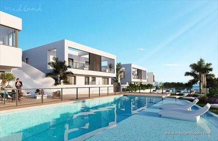 Nowoczesne domy z widokiem na morze, basen i ogród dom Mijas Costa