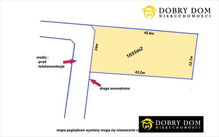 działka na sprzedaż 1035m2 działka Studzianki