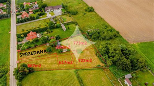 działka na sprzedaż 867m2 działka Stare Kupiski, Armii Krajowej