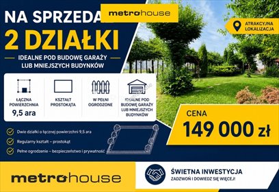 Działki w Krośnie z garażem i ogrodem, media, spokojna okolica działka Krosno