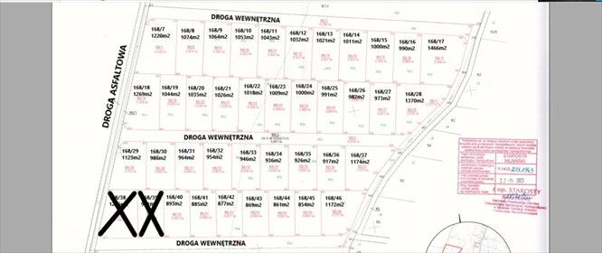 działka na sprzedaż 854m2 działka Wiśniewo, Wiśniewo