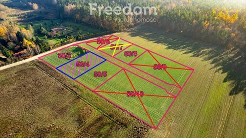 Na sprzedaż działka 1401 m² w Żuławce z mediami i planem zagospodarowania działka Żuławka