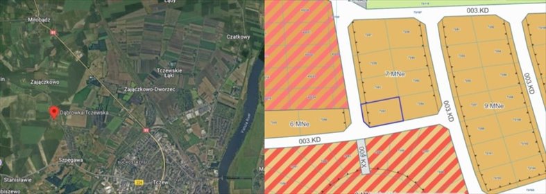 działka na sprzedaż 903m2 działka Dąbrówka Tczewska
