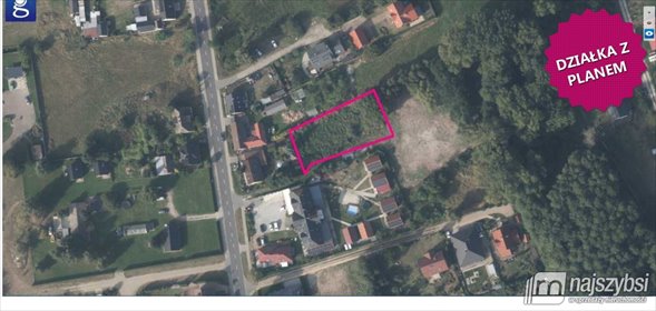 Do sprzedania działka budowlana 1227 m² w Łunowie, z dostępem do mediów działka Świnoujście, Łunowo