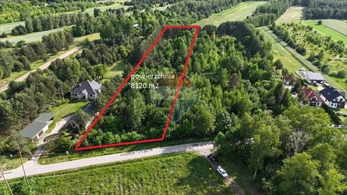 Inwestycyjna działka 8 122 m² z podziałem na 5 działek działka Wałsnów