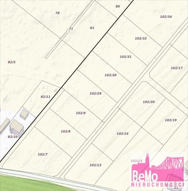 działka na sprzedaż 1250m2 działka Józefowo