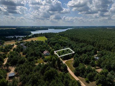 Działka z domkiem letniskowym i projektem domu w Wymysłowie działka Wymysłowo