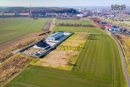 Działka usługowa 7698 m² blisko Bolesławca z mediami działka Kruszyn