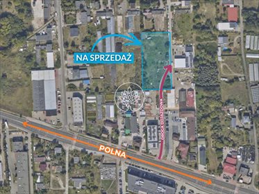 działka na sprzedaż 4712m2 działka Toruń, Mokre, Polna