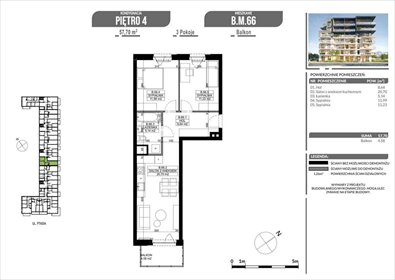 mieszkanie na sprzedaż 58m2 mieszkanie Poznań, Grunwald, Ptasia