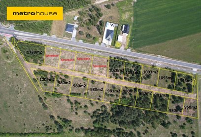 działka na sprzedaż 980m2 działka Czosnówka, Bialska
