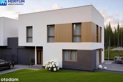Nowoczesny dom bliźniak z garażem, 141 m2, Osowiec dom Osowiec