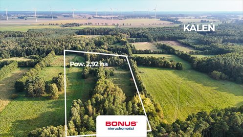 Duża działka rolna 2,92 ha z możliwością rozwoju polecam działka Kaleń