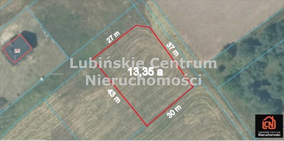 działka na sprzedaż 1335m2 działka Parchów