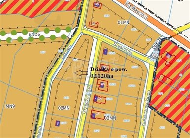 działka na sprzedaż 1120m2 działka Ostrów Wielkopolski, Łąkowa