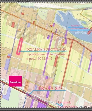 działka na sprzedaż 10272m2 działka Łomianki