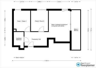 mieszkanie na wynajem 49m2 mieszkanie Katowice, Dąbrówka Mała, Wiertnicza