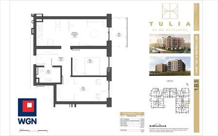 mieszkanie na sprzedaż 61m2 mieszkanie Lubin, Malachitowa