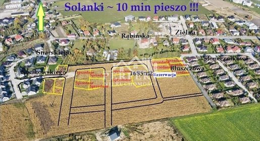 działka na sprzedaż 1685m2 działka Inowrocław, Solanki