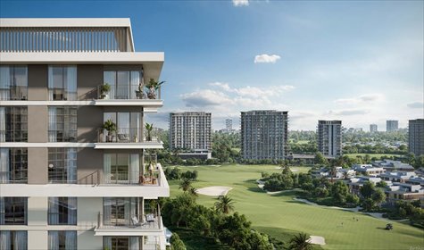 Prestiżowy 3-pok. apartament z widokiem na pole golfowe mieszkanie Dubai South, Dubai South, Dubai South, Dubaj