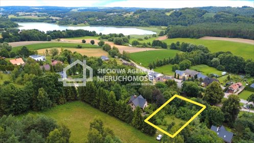 Sprzedam działkę 1044 m² w Ostrzycach z widokiem na jeziora działka Ostrzyce