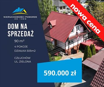 dom na sprzedaż 110m2 dom Człuchów, Zielona