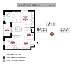 mieszkanie na sprzedaż 54m2 mieszkanie Warszawa, Mokotów